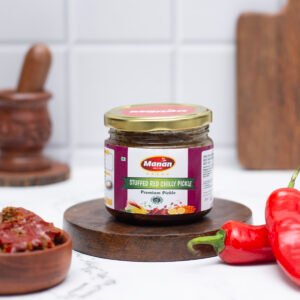 Stuffed Red Chilly Pickle | Bharwa Lal Mirch Achar